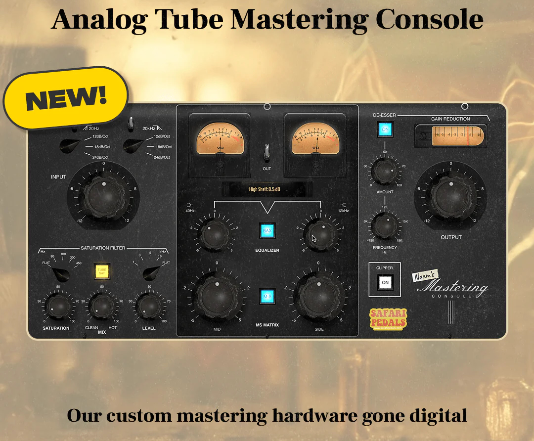 Safari Pedals Noam's Mastering Console